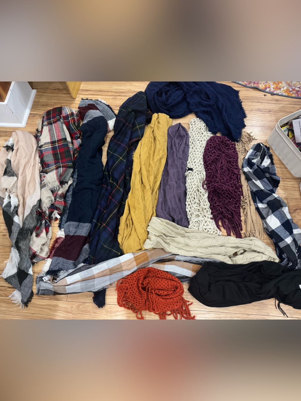 Mixed Assorted Scarves Bundle - Multicolor